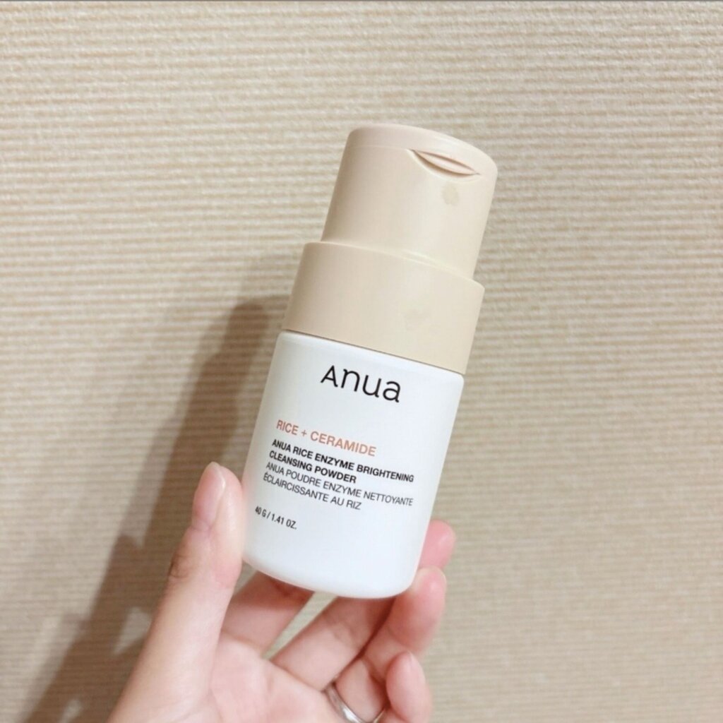 Anua ライスブライトニング酵素洗顔（実際に使っているもの）